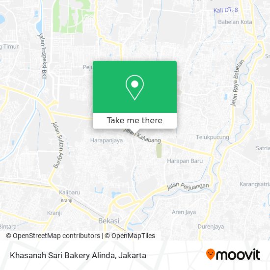 Khasanah Sari Bakery Alinda map