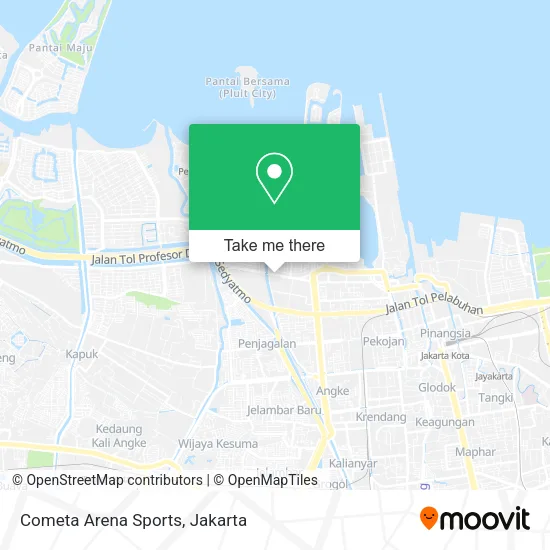 Cometa Arena Sports map