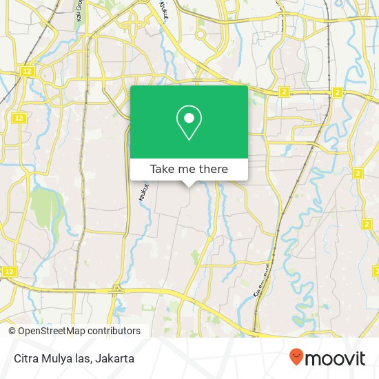 Citra Mulya las, Jalan Kemang Timur Mampang Prapatan map