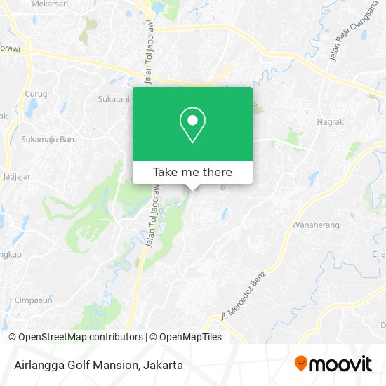 Airlangga Golf Mansion map