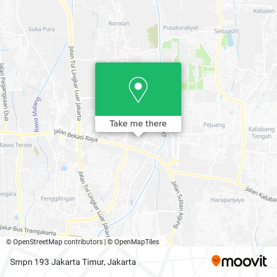 Smpn 193 Jakarta Timur map