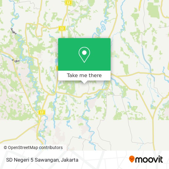 SD Negeri 5 Sawangan map