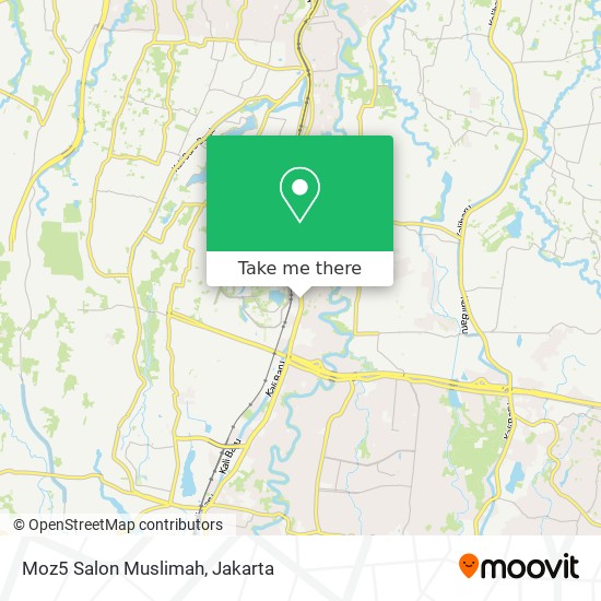 Moz5 Salon Muslimah map