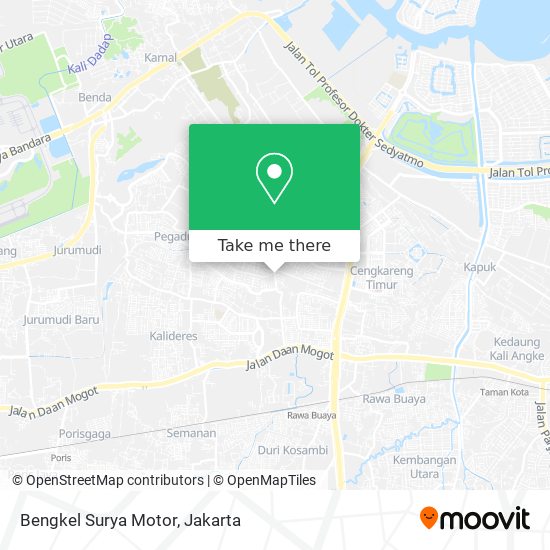 Bengkel Surya Motor map