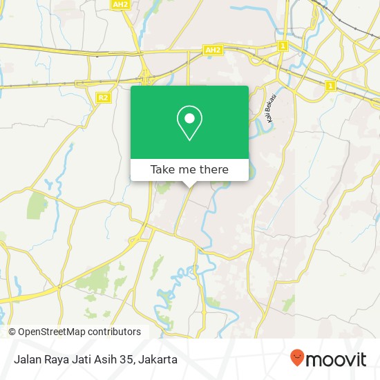Jalan Raya Jati Asih 35, Jatiasih map