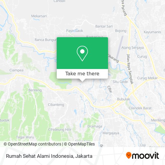 Rumah Sehat Alami Indonesia map