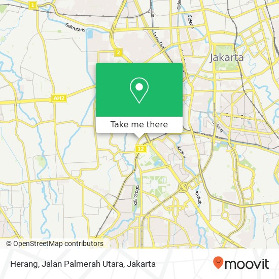 Herang, Jalan Palmerah Utara map