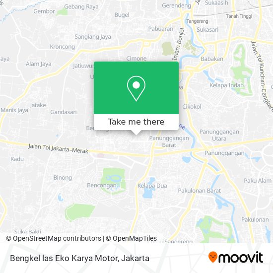 Bengkel las Eko Karya Motor map