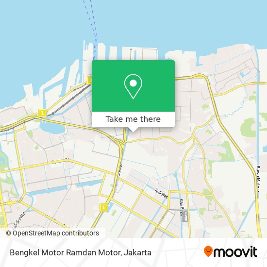 Bengkel Motor Ramdan Motor map