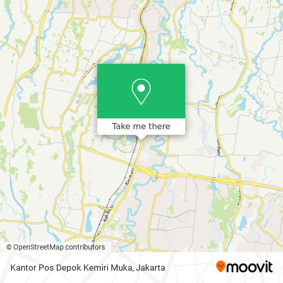 Kantor Pos Depok Kemiri Muka map