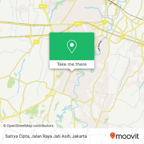 Satrya Cipta, Jalan Raya Jati Asih map