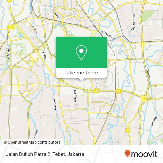 Jalan Dukuh Patra 2, Tebet map