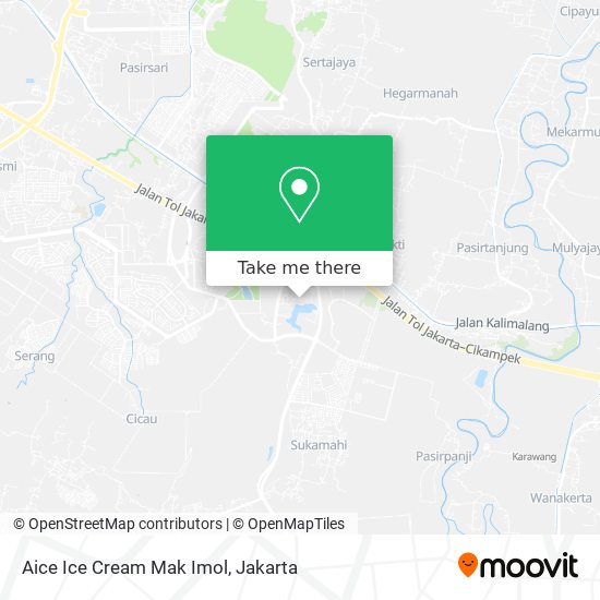 Aice Ice Cream Mak Imol map
