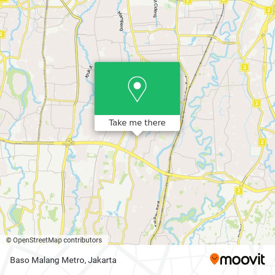 Baso Malang Metro map