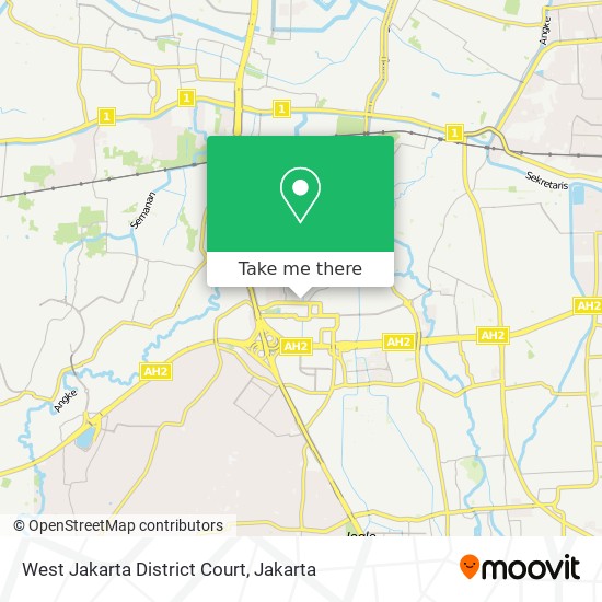 West Jakarta District Court map