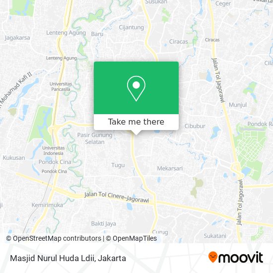 Masjid Nurul Huda Ldii map