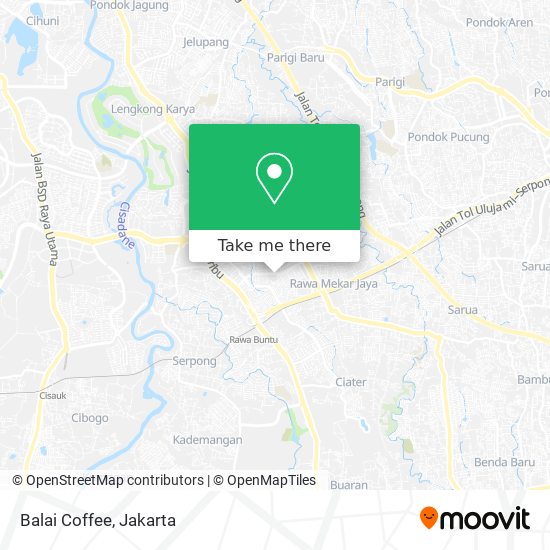 Balai Coffee map