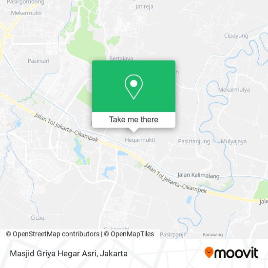 Masjid Griya Hegar Asri map
