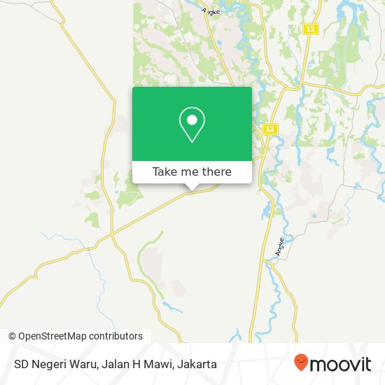 SD Negeri Waru, Jalan H Mawi map