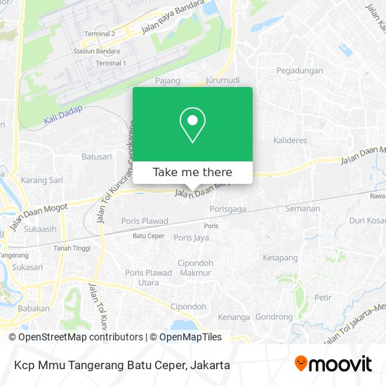 Kcp Mmu Tangerang Batu Ceper map