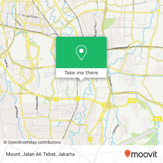 Mount, Jalan A6 Tebet map