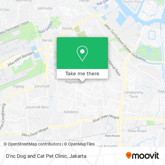 D'nc Dog and Cat Pet Clinic map
