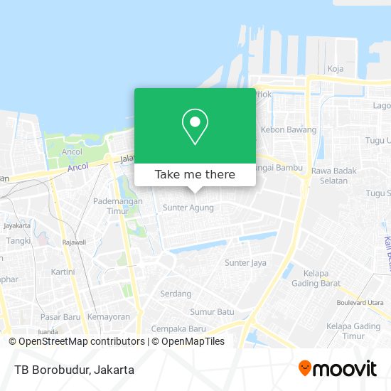 TB Borobudur map