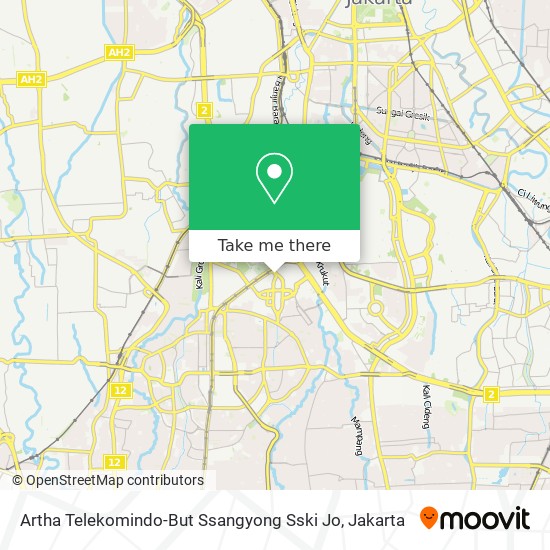 Artha Telekomindo-But Ssangyong Sski Jo map