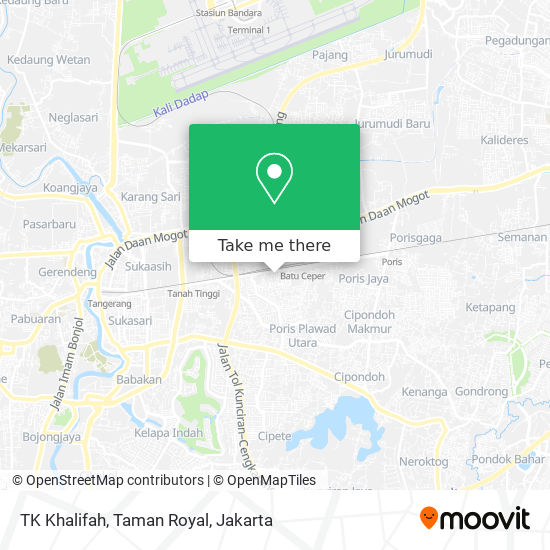 TK Khalifah, Taman Royal map
