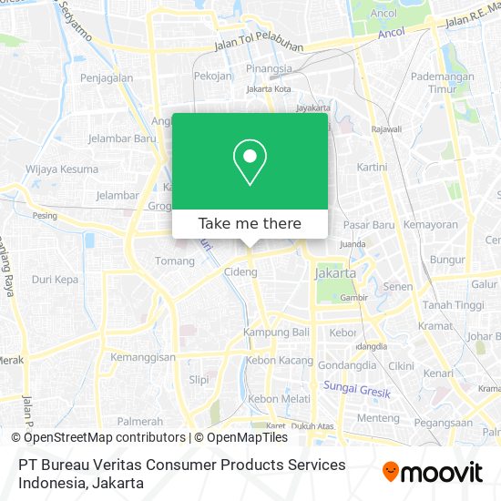 PT Bureau Veritas Consumer Products Services Indonesia map