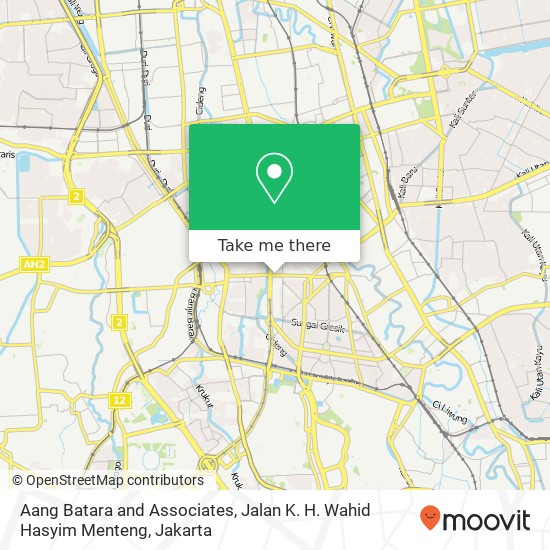 Aang Batara and Associates, Jalan K. H. Wahid Hasyim Menteng map