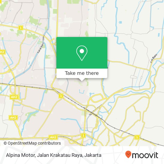 Alpina Motor, Jalan Krakatau Raya map