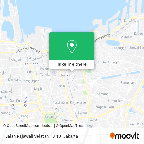 Jalan Rajawali Selatan 10 10 map