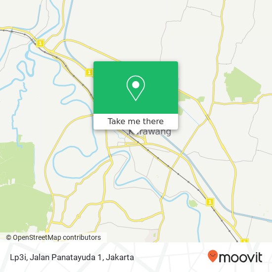 Lp3i, Jalan Panatayuda 1 map