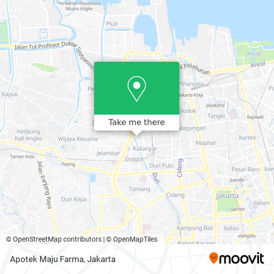 Apotek Maju Farma map