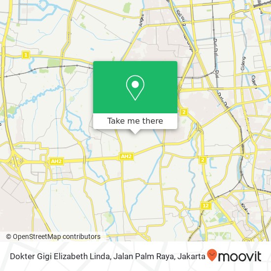 Dokter Gigi Elizabeth Linda, Jalan Palm Raya map