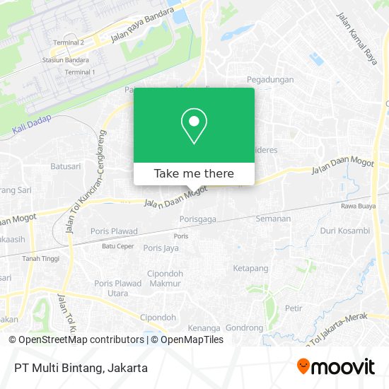 PT Multi Bintang map