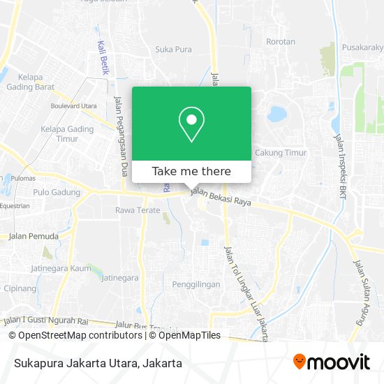 Sukapura Jakarta Utara map