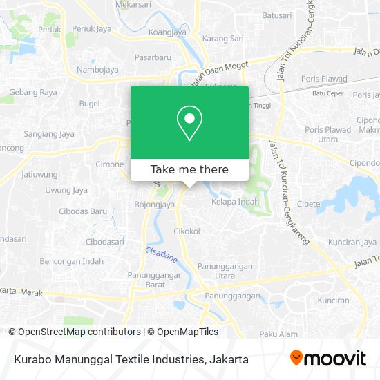 Kurabo Manunggal Textile Industries map