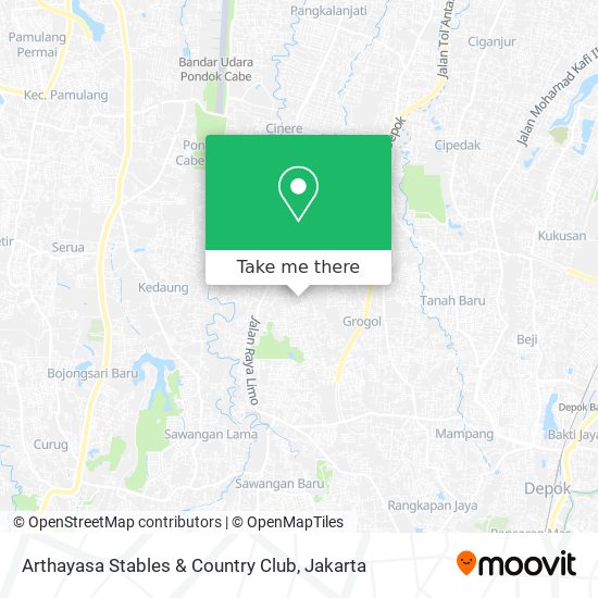 Arthayasa Stables & Country Club map