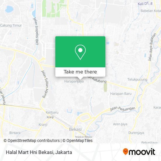 Halal Mart Hni Bekasi map