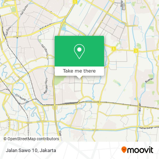 Jalan Sawo 10 map