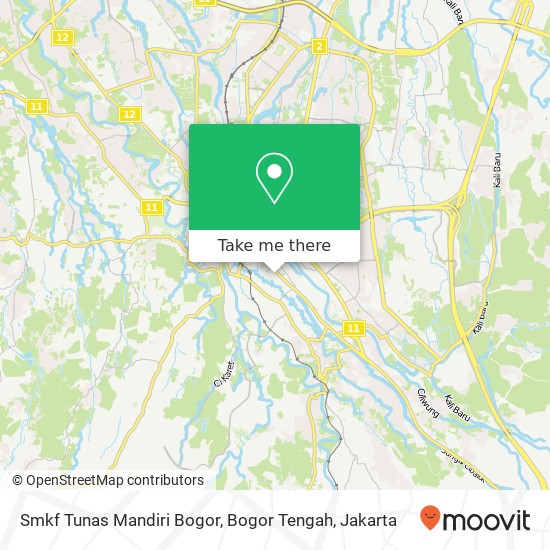 Smkf Tunas Mandiri Bogor, Bogor Tengah map