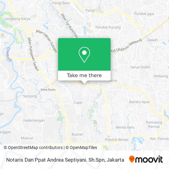 Notaris Dan Ppat Andrea Septiyani. Sh.Spn map