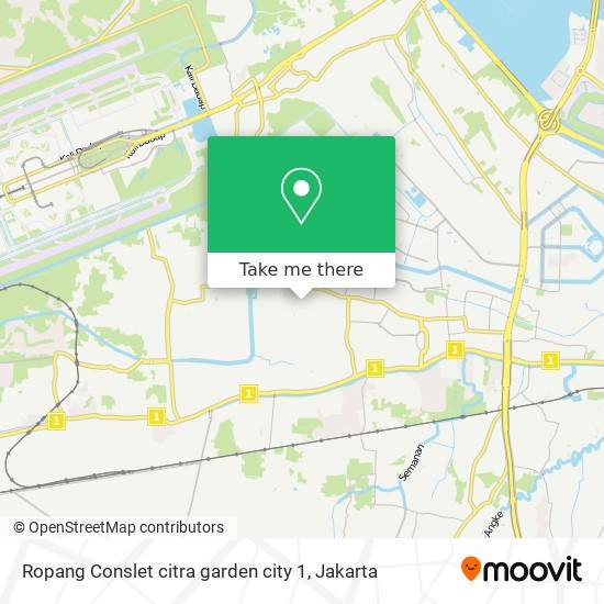 Ropang Conslet citra garden city 1 map