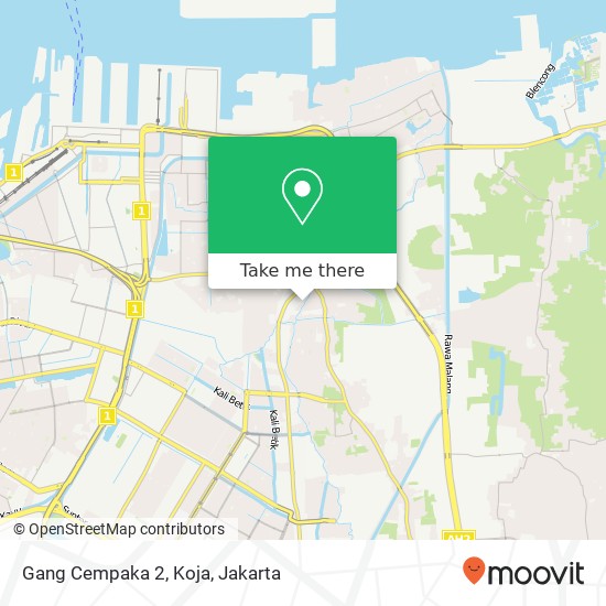 Gang Cempaka 2, Koja map