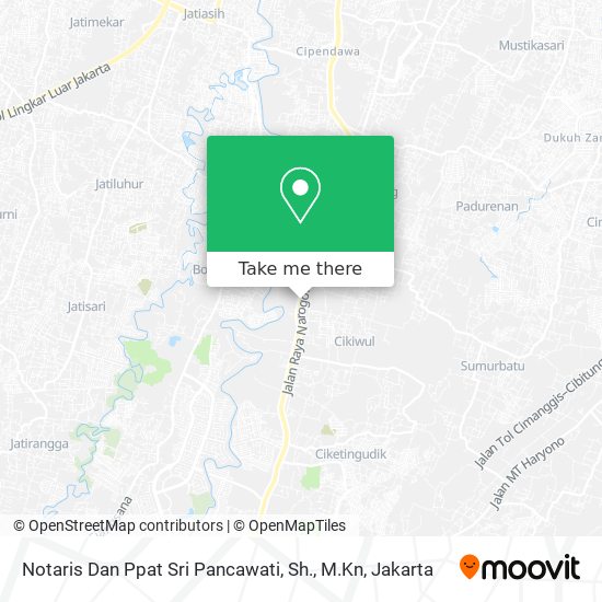 Notaris Dan Ppat Sri Pancawati, Sh., M.Kn map