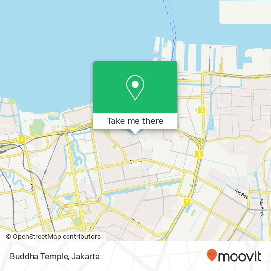 Buddha Temple, Jalan Bisma Utara map