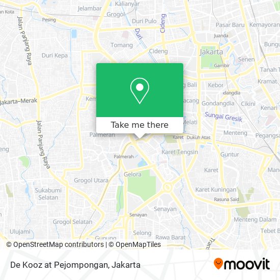 De Kooz at Pejompongan map