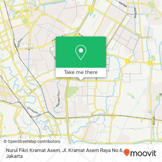 Nurul Fikri Kramat Asem, Jl. Kramat Asem Raya No.6 map